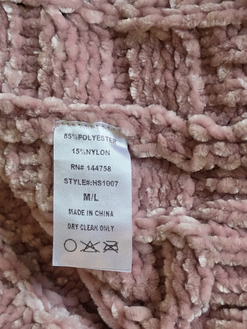 Cozy V-Neck Textured Sweater - Light Pink
